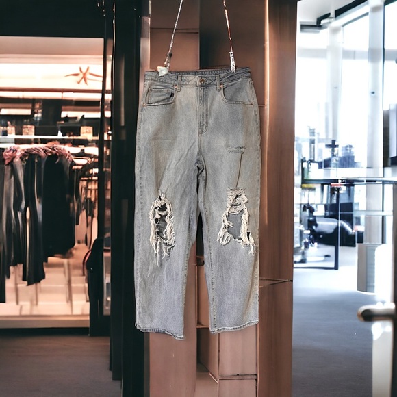 wild fable Denim - Wide Leg Wild Fable Jean Summer Staple Jean Intentionally Destroyed Super Comfy